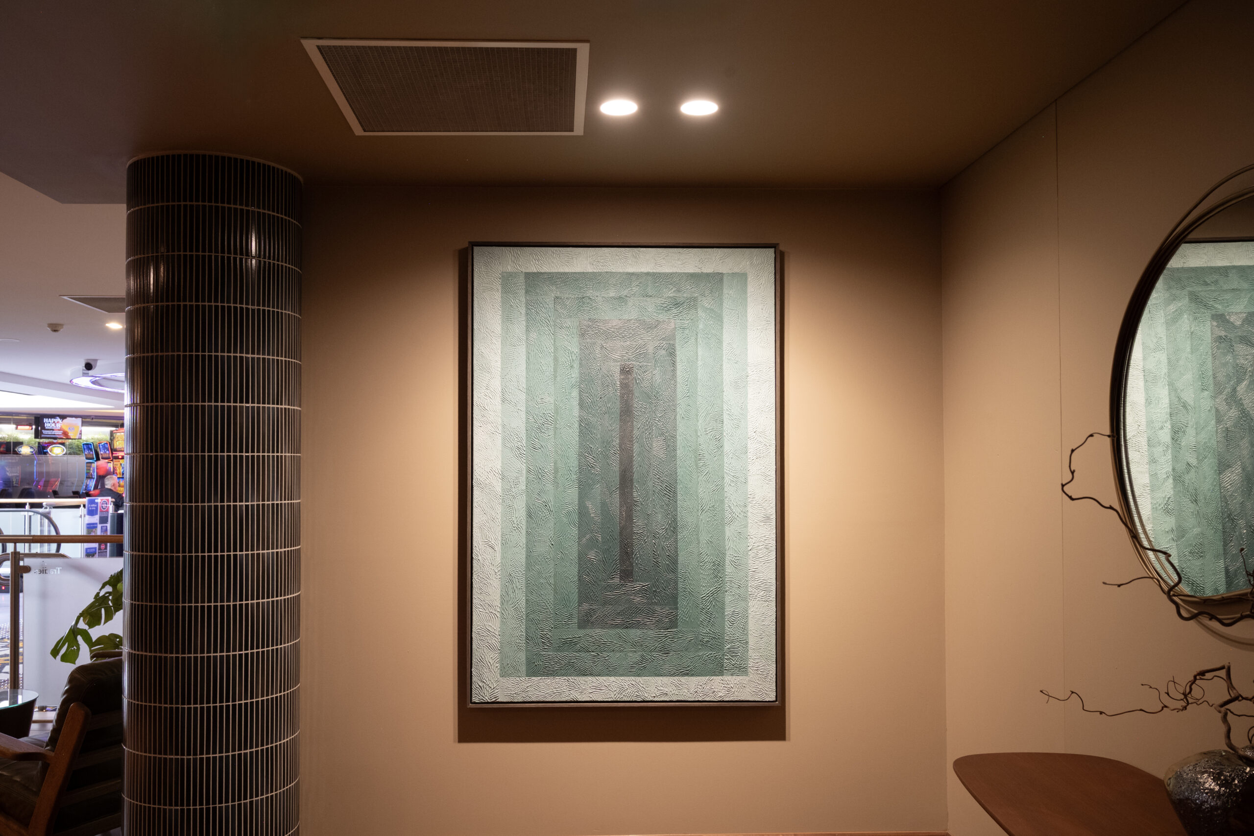 Tradies Gymea interior restaurant art