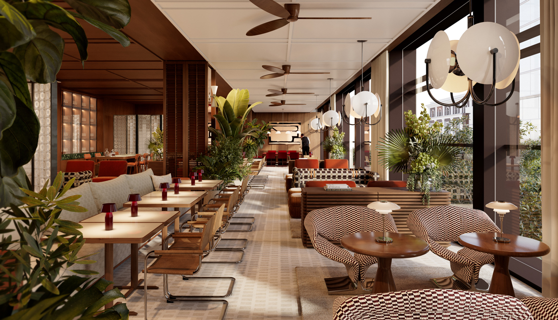 InterContinental Brisbane hotel interior restaurant