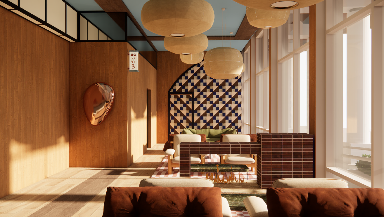 QT Queenstown interior lobby